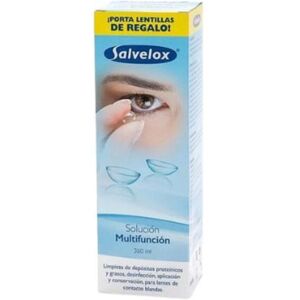 Salvelox Single Lens Multifunctional Solution for Flexible Contact Lenses 360mL