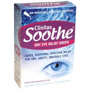 Clinitas Soothe Eye Drops 20 x 0.5ml