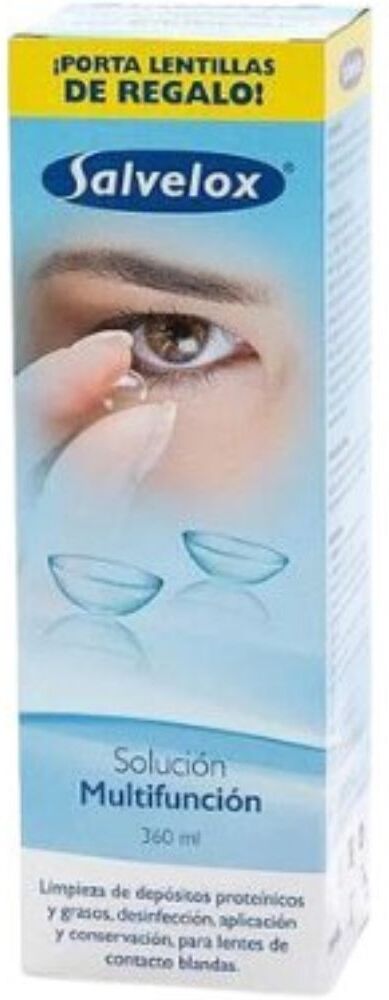 Salvelox Single Lens Multifunctional Solution for Flexible Contact Lenses 360mL