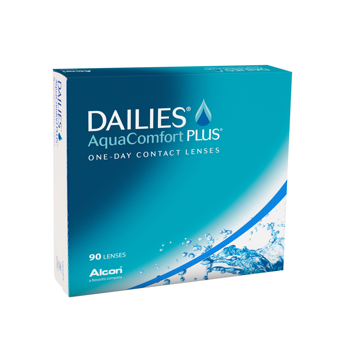 Alcon Dailies Aqua Comfort Plus (90 Contact Lenses), CIBA Vision/Alcon, Daily Disposable, Nelfilcon A