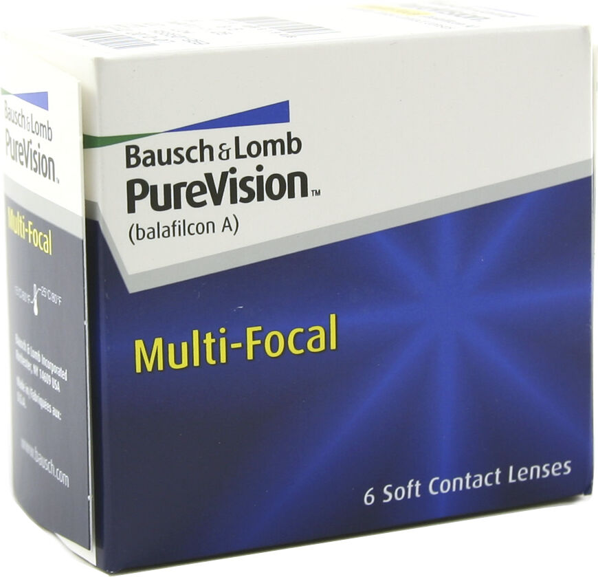 Bausch & Lomb Purevision Multi-Focal (6 Contact Lenses), Bausch & Lomb, Multi-Focal Monthly Disposables, Balafilcon A