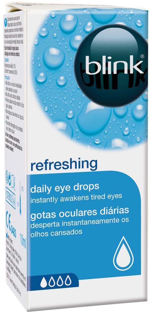 AMO Blink Revitalising Eye Drops (10ml), Contains Hyaluranate And Ocupure