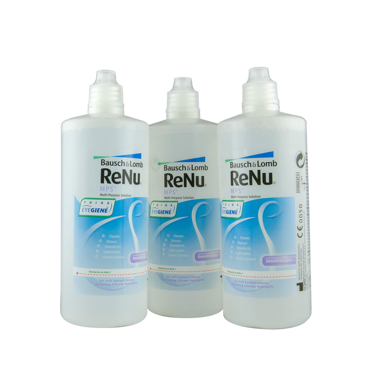 Bausch & Lomb Renu Multi-purpose Solution Triple Pack (3*240ml), Bausch & Lomb, Includes Case