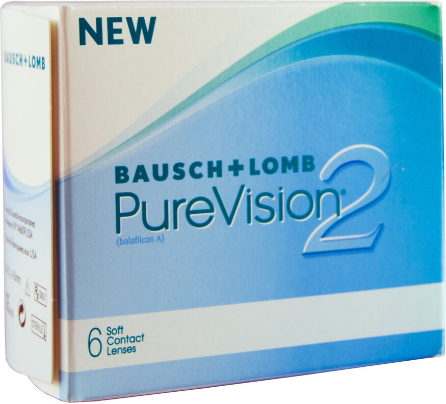 Bausch & Lomb Purevision 2 HD (6 Contact Lenses), CooperVision, Monthly Disposables, Balafilcon A