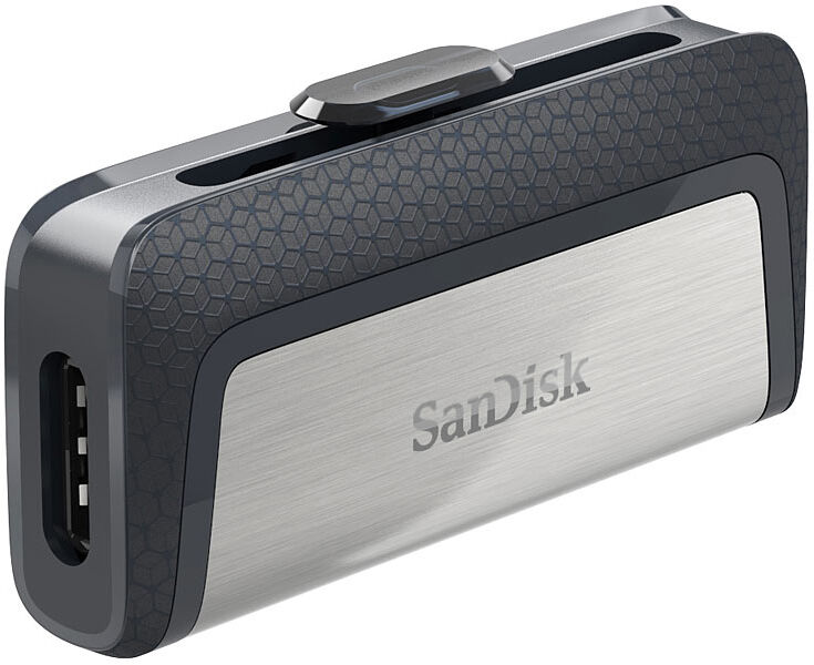 SanDisk Ultra Dual USB Type-C Laufwerk, 128 GB, USB 3.1 & USB Typ C, 150 MB/s