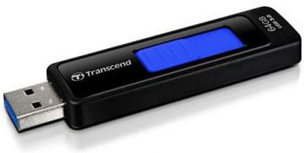 Transcend JetFlash 760 USB3 - 64GB - Schwarz