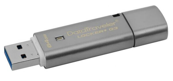 Kingston DataTraveler Locker+ G3 - USB3-Stick - 64GB