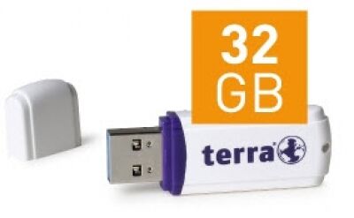 Wortmann AG Terra USThree - USB3-Stick Weiss - 32GB