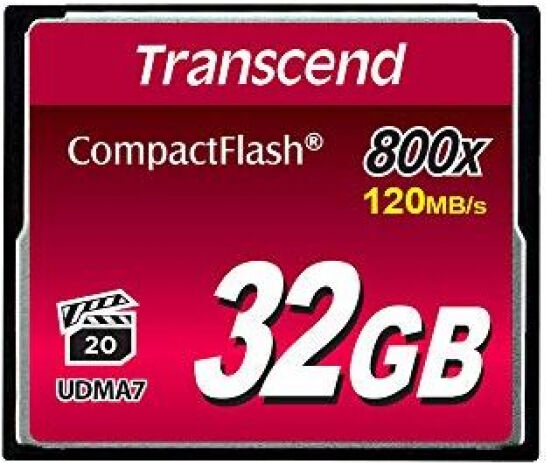 Transcend CompactFlash Card 800x Typ I - 32GB