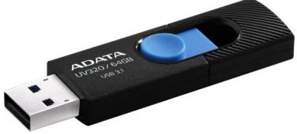 A-Data UV320 - USB-Stick Schwarz/Blau - 64GB - USB3.0