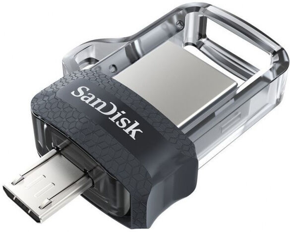 SanDisk Ultra Dual Drive USB-A 3.0/USB 2.0 Micro-B-Stick - 64GB