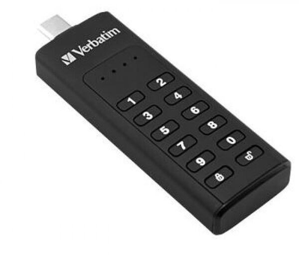 Verbatim 49432 - Keypad Secure Drive AES Type-C - 128GB - USB3