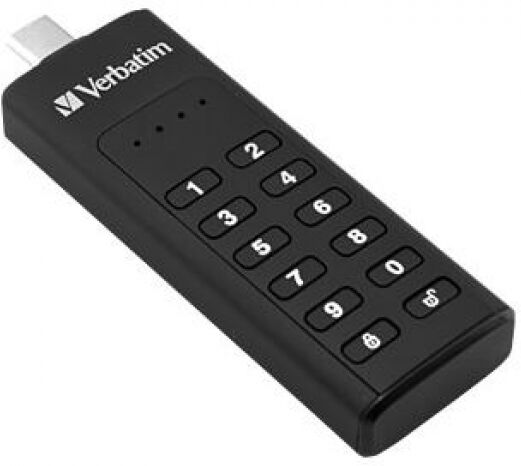 Verbatim 49431 - Keypad Secure Drive AES Type-C - 64GB - USB3