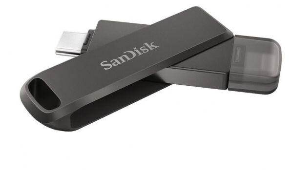 SanDisk iXpand Luxe - USB-C / Lightning Stick - 128GB