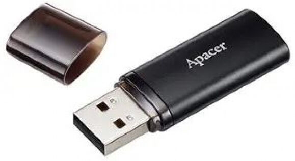 Apacer AH25B - USB3-Stick Schwarz - 64GB