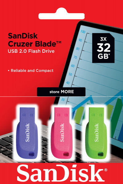 SanDisk - Cruzer Blade 32GB Triple Pack
