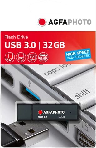 Agfa Photo USB 3.0 Stick 32 GB Accessoires informatiques  Original 10570