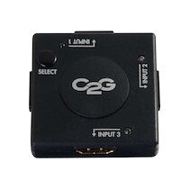 C2G 3-Port HDMI Auto Switch - commutateur vidéo/audio - 3 ports