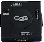 C2G 3-Port HDMI Auto Switch - commutateur vidéo/audio - 3 ports