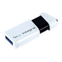 Integral Clé USB 3.0 128Go Turbo Blanche INFD128GBTURBWH3.0