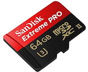 SanDisk Extreme Pro - carte mémoire flash - 64 Go - microSDXC UHS-II