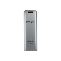 PNY Elite Steel - clé USB - 64 Go