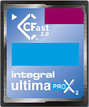 INTEGRAL Carte CFast Ultima Pro X2 32GB 3466x