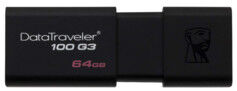 Kingston Clé USB 3.0 Kingston DataTraveler 100 G3 - 64 Go