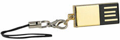 PConKey Clé USB 2.0 étanche super-slim ''Gold'' - 32 Go