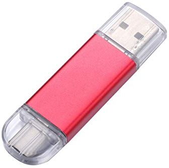 18585508591 Hemobllo 3-i-1 USB flashenhet 3.0 multifunktionsanslutningar röd (32 GB)