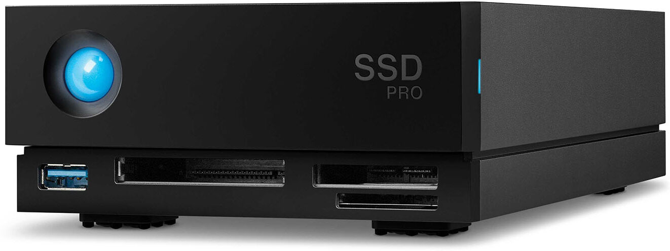 LaCie 1Big Dock SSD Pro 2TB, extern SSD-hårddisk med kortläsare, Thunderbolt