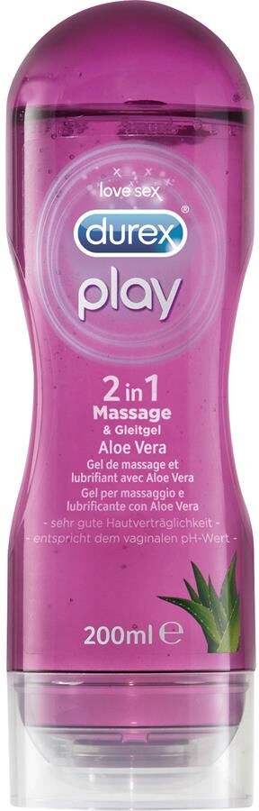 Durex Play 2 in 1 Massage- & Gleitgel Aloe Vera Gleitgel Damen