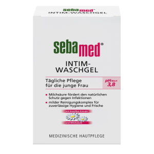 sebamed® Intim-Waschgel, Tägliche Pflege für die junge Frau , 200 ml - Flasche