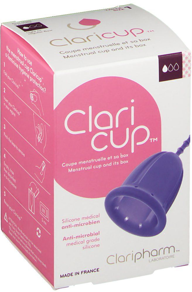 CF PHARMA Clari cup™ Menstruationstasse Gr. 1