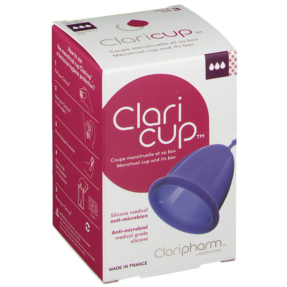 CF PHARMA Clari cup™ Menstruationstasse Gr. 3