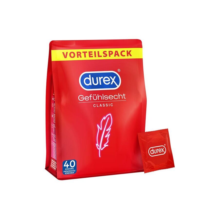 Durex Durex Gefühlsecht Kondome Mega Pack 40.0 st