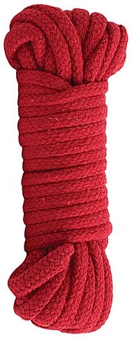 Doc Johnson Cotton Bondage Rope Japanesse - Style Red