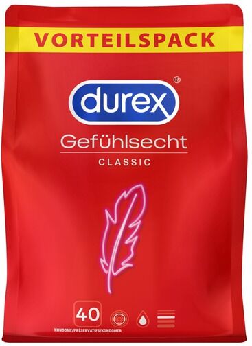 Durex Gefühlsecht Classic (40 Stück)