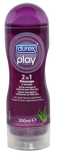 Orion Durex Play 2 in 1 Massage & Gleitgel ALOE VERA 200 ml