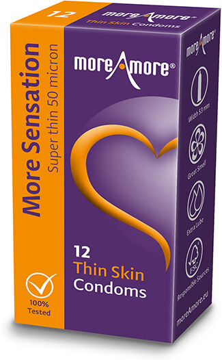 More Amore MoreAmore - Condom Thin Skin (12 pcs)