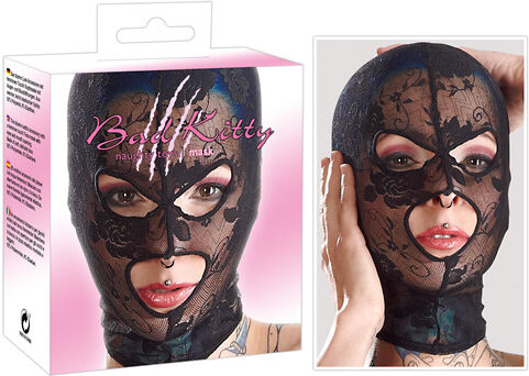 Bad Kitty Kopfmaske schwarz