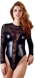 Cottelli Collection Spitzen-Wetlook-Body