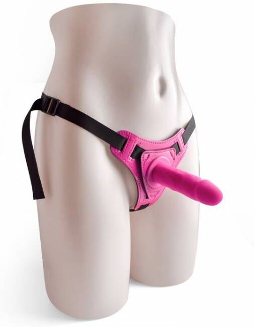 TOYZ4Lovers Strap On Real Safe Silikon 10cm Różowy   100% DYSKRECJI   BEZPIECZNE ZAKUPY