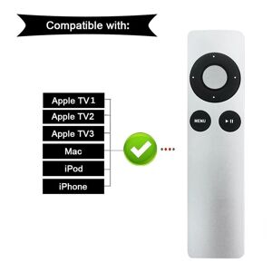 Tbutik Erstatnings Apple TV fjernbetjening kompatibel med A1156 A1427 A1469 A1378 Apple TV 1 2 3 4