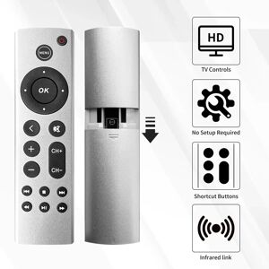 Tbutik Fjernbetjening passer til Apple TV 4K/ Gen 1 2 3 4/ HD A2843 A2737 A2169 A1842 A1625 A1427 A1469 A1378 A1218