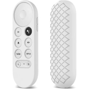 Silikone Cover Til Chromecast Google Tv Remote - Hvid