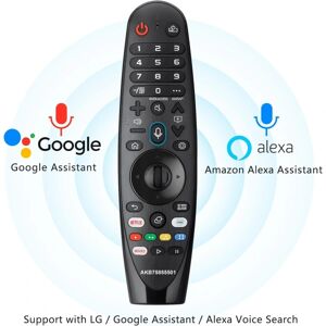Lg Remote Magic Remote kompatibel med mange Lg-modeller, Netflix og Prime Video-genvejstaster LONG