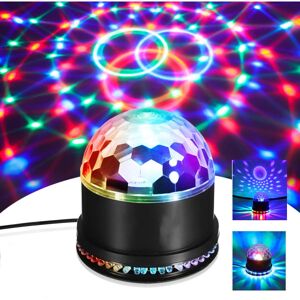 LED disco kugle 5W disco lampe fest lys lys effekt scene lys 8w remote control