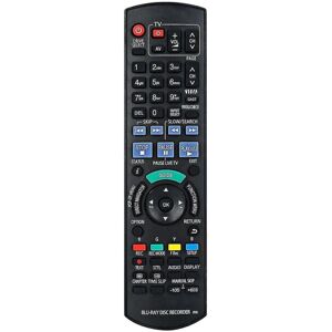 ny fjernbetjening til Panasonic Blu-ray Dvd Audio Display Player N2qayb000479 Controller