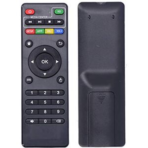 Emoshayoga Contrôleur IR de boîtier TV, télécommande de boîtier TV, Remplacement de télécommande Noir Portable pour Android x96/x96mini/x96w - Publicité